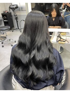 ロンドアヴァントゥス 池袋(Lond aventus) 韓国レイヤー/韓国風/ボブ/髪質改善/黒髪/ブリーチなし〔池袋〕