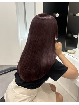 エトバイイオエ(et by ioe) 黒髪/ボブルフ/ネビージュ/小顔/ワンレン/髪質改善/グレージュ