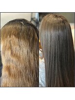 グレープ(GRAPE)&nbsp;イルミナカラー全体染めBeforeAfter