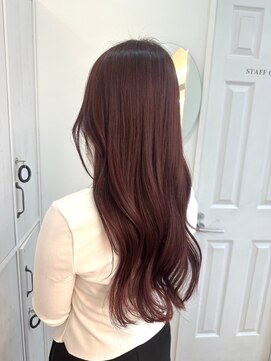 ジーナ 札幌大通(Zina) 美髪*エアリーロング*ピンクブラウン*髪質改善*Zina札幌大通