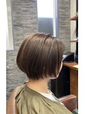 くびれショートボブ×20代丸みシルエット