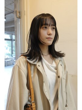 ネアー 新潟(NEER) レイヤーカット◯ミディアムレイヤー◯地毛風カラー