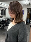 ハイライトバレイヤージュダブルカラーショートカット30代40代