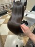 【伊藤店長指名限定】☆ブリーチ毛可能☆カット+髪質改善縮毛矯正　￥16,500