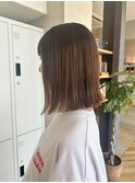 ヘイリーボブ　結べるボブ　切りっぱなしボブ