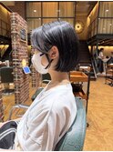 ぷつっと丸みボブ