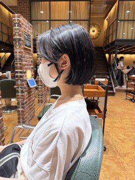チップタップ 町田店(tip top) ぷつっと丸みボブ