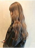 ブリーチ1回/ミルクティーアッシュベージュ