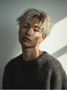 シェル 吉祥寺(shell) スーツ短髪ツーブロック束感モテるパーマビジネス好感度爽やか