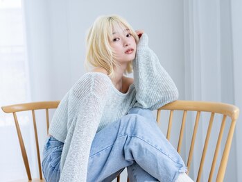 エイト 難波店(EIGHT namba)の写真/[なんば駅1分]外国人風☆【イルミナ+カット￥7400～/ケアブリーチデザインカラー￥12500】