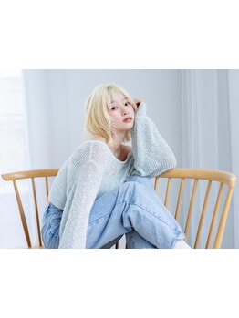 [なんば駅1分]外国人風☆【イルミナ+カット\7400～/ケアブリーチデザインカラー￥12500】