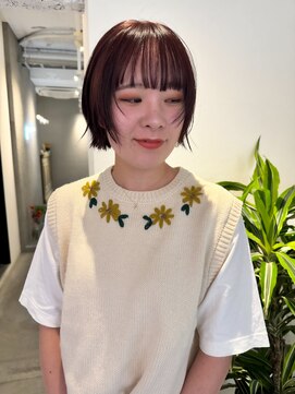 メルシー(merci.) ローズブラウン^_^ミニボブスタイル