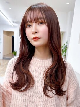 セイドット リー(Say. Ree) Say.ロングレイヤーローズブラウンダークレッドモーヴピンク青山