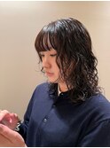 ミディアムパーマ