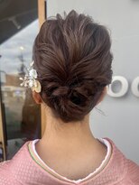 グッドライフヘアー(GOOD LIFE hair)&nbsp;『ふんわりシニヨンヘア×訪問着着付け』