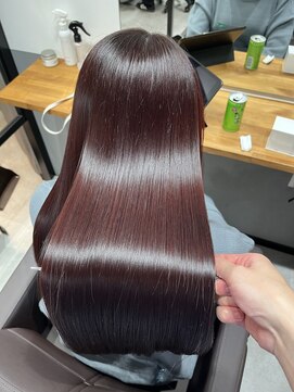 ライア 吉祥寺北口店(laia) カシスピンク×髪質改善【髪質改善laia吉祥寺美容室】