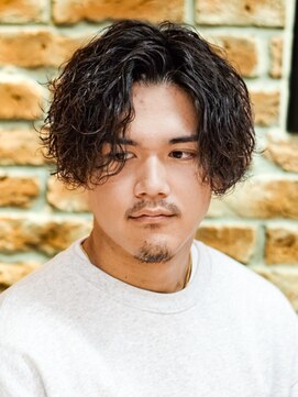 スペインカール/プードルパーマ/メンズパーマ/ニュアンスパーマ