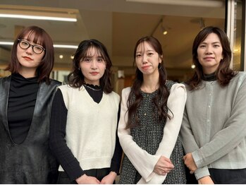 アンジュール 鹿児島中央店(UNJOUR.)の写真/【半個室/女性スタッフ在籍】女性の理想を叶える髪質改善特化サロン“UNJOUR”♪縮毛矯正や白髪染めも◎