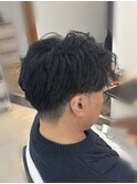 MEN’S HAIR/緩めシャドウパーマ/ツーブロック/木更津