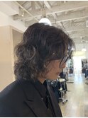 メンズミディアムパーマ