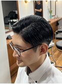 MEN’S/サーフカール/刈り上げセンターパート/表参道駅/青山