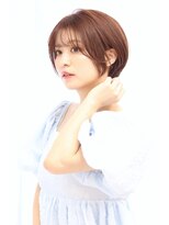 シロフ シブヤ(shirof shibuya)&nbsp;【20代30代40代】ナチュラルショート/アプリコットオレンジ