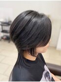 ショートヘア/ボブ/レイヤーカット/ミディアム/前髪