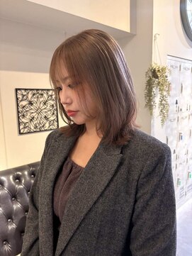 ヘアーデザイン シュシュ(hair design Chou Chou by Yone) ミルクティーグレージュ