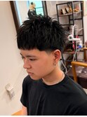フレンチクロップ　テクスチャークロップ　テーパーフェード