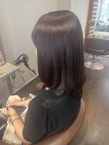 ヘアサロン フラット(Hair salon flat)&nbsp;チョコレートブラウン×パープル