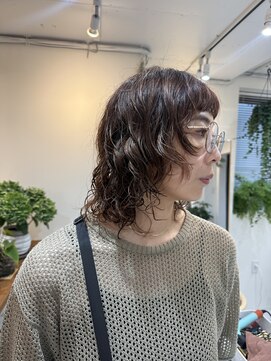 ウル ララス 二子玉川(uru laras) 大人スパイラルパーマレイヤーパーマ