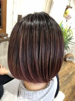 ヘアサロン オスカー(hair salon Oscar) ピンクボブ
