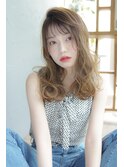 ミルクティーべージュロング【56hair 戸越銀座】