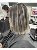 【ALIVE】ことりベージュバレイヤージュ着物ウォーターフォール