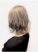 20代30代くびれヘア/ラテカラー/ミルクティー/ニュアンスパーマ