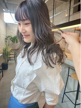 サン(son) 外国人風アッシュカラー