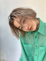 アルカナ 明治神宮前原宿(ARCANA)&nbsp;ミルクティーベージュ　小顔ボブ　センターパート