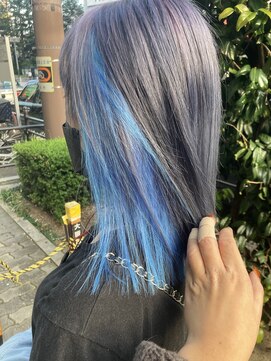 リー 京橋(Lee) 【Lee京橋】切りっぱなし×インナーカラー