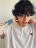 メンズツイスト【スパイラル】perm＋カット　￥14000