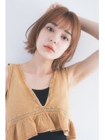 ベンジー 学芸大学店(benji)&nbsp;大人かわいい 小顔 外ハネ レイヤーボブ 伸ばしかけ(登戸/登戸駅