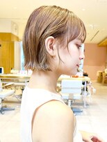 アフロートリノ(AFLOAT Leino)&nbsp;【修】20代30代40代◎透明感カラー×韓国切りぱなしボブ