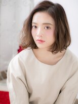 ドクターズサロン LAB 小山店&nbsp;ノーバングでエレガンスなふわカールミディf小山20代30代40代