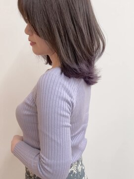 似合わせ/白髪ぼかし/インナーカラーに特化した髪質改善サロン 元住吉 武蔵小杉 パーソナルカラーにあわせた【似合わせ/髪質改善カラー】