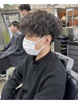 ロンド アンブル 四条烏丸(Lond ambre)&nbsp;【Lond ambre】萱原大幹/メンズ/ショート/束感/波巻きN