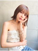 LIBERTE 銀座 ブラウンカラーボブ