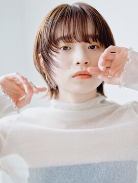 ヒマル 学芸大学(Himaru) 顔周りカットショートカット/ニュアンスカラー/レイヤーカット