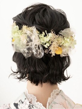 バサラ 銀座三丁目店(VASARA) ショートダウン♪着物ヘア./浴衣ヘア/卒業式ヘア/成人式ヘア