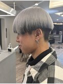 メンズハイトーンメンズブリーチカラーミルクティーピンク池袋