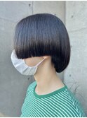 マッシュパーマショートパーマスパイラルパーマボーイッシュ女子