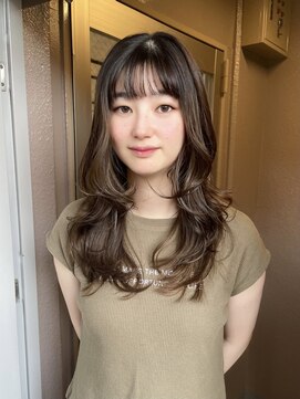 イデアル(Ideal) 顔周りレイヤー/切りっぱなしボブ/外ハネ/外ハネボブ/韓国